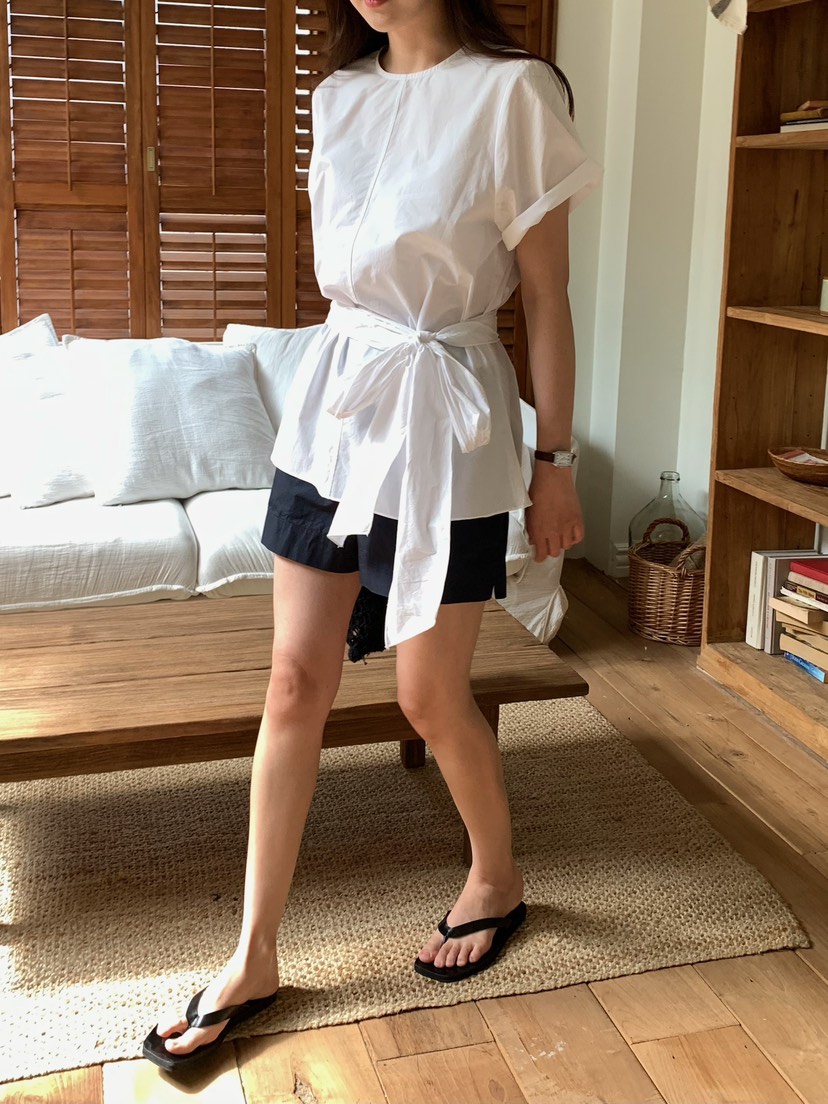 BLEECKER韓國代購女裝新款休閑職業人氣時尚熱賣襯衫蕾絲衫BLEECKER襯衫/蕾絲衫