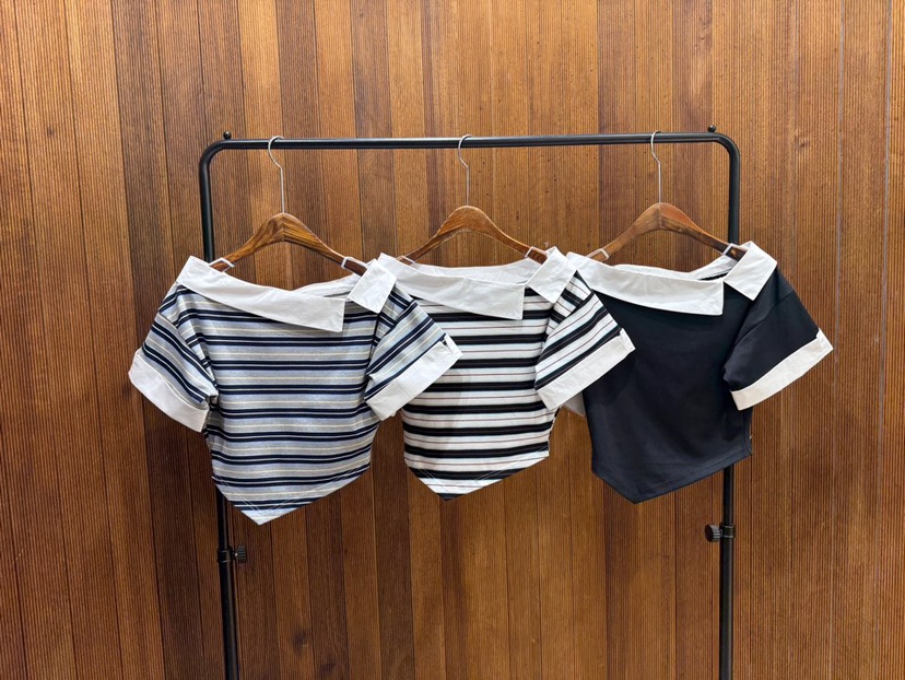 2TWO MOON韓國東大門直郵女裝新款時尚推薦職業人氣26春夏T恤2TWO MOONT恤