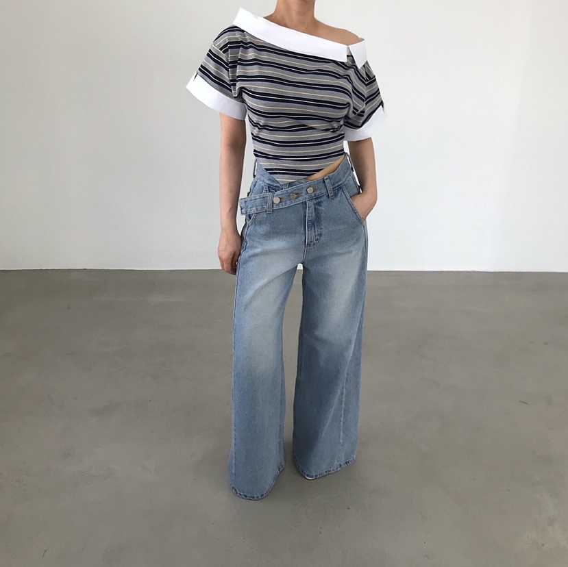 2TWO MOON韓國東大門直郵女裝新款時尚推薦職業人氣26春夏T恤2TWO MOONT恤圖色3