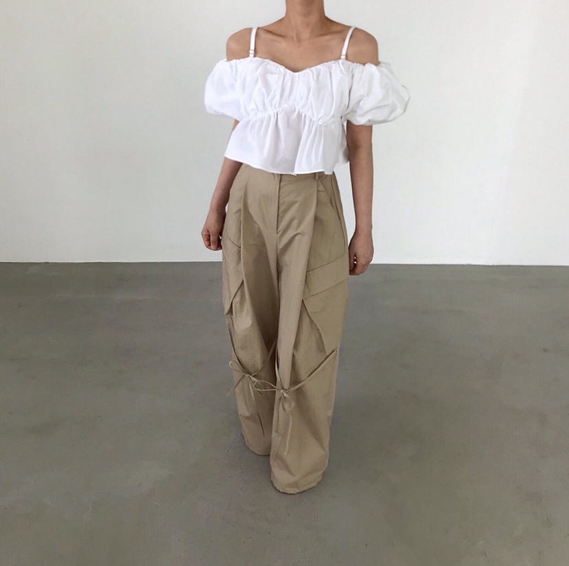 2TWO MOON東大門直郵女士新款人氣熱賣襯衫蕾絲衫泡泡袖2TWO MOON襯衫/蕾絲衫