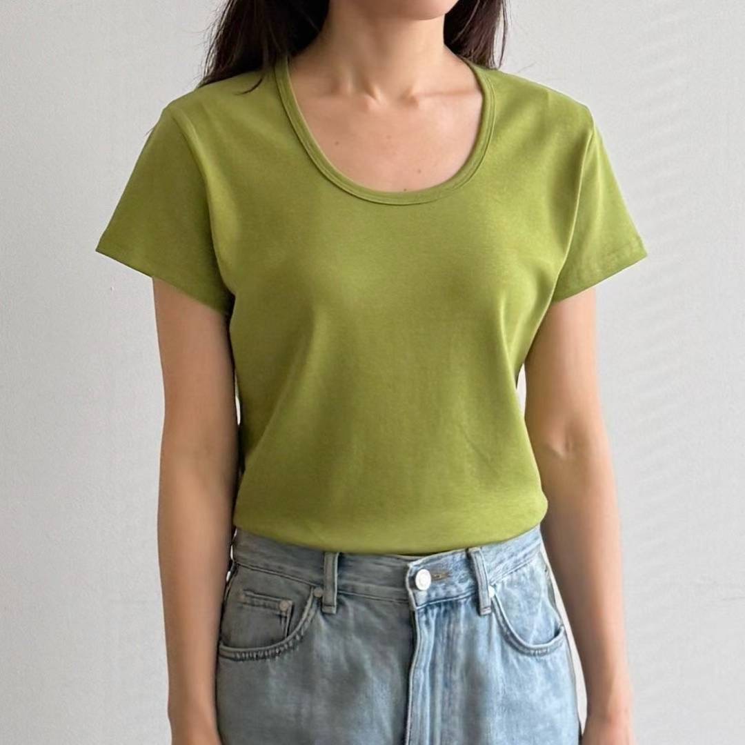 ABLE CO韓國代購女裝新款休閑26春夏真品職業熱賣時尚T恤ABLE COT恤圖色4
