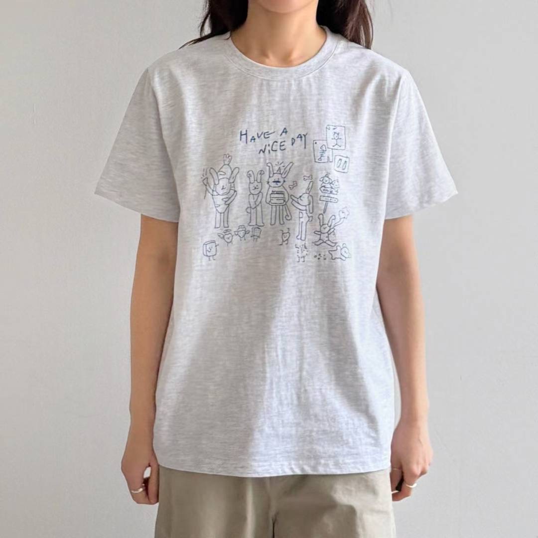 ABLE CO韓國直郵女士新品熱賣職業推薦時尚休閑人氣26春夏T恤ABLE COT恤圖色2