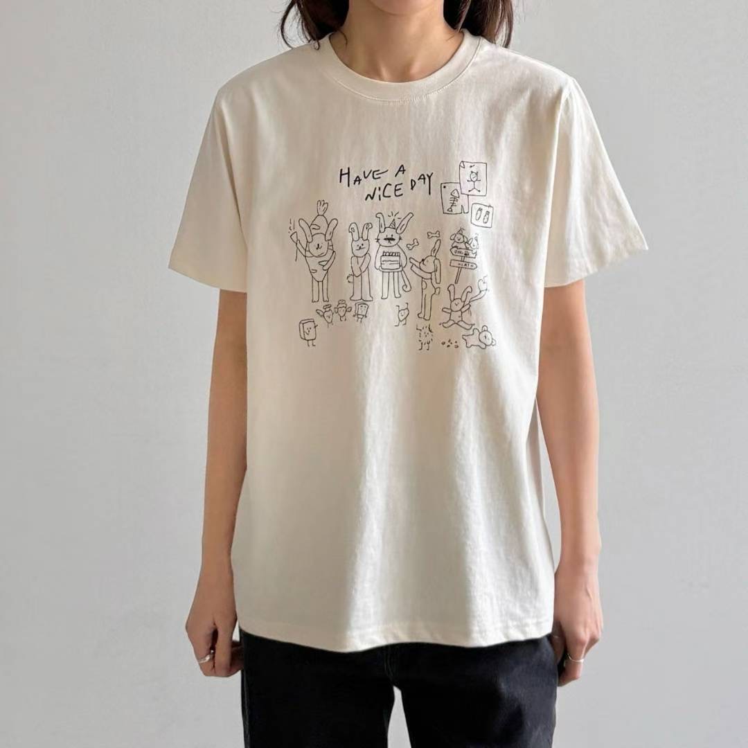 ABLE CO韓國直郵女士新品熱賣職業推薦時尚休閑人氣26春夏T恤ABLE COT恤圖色3