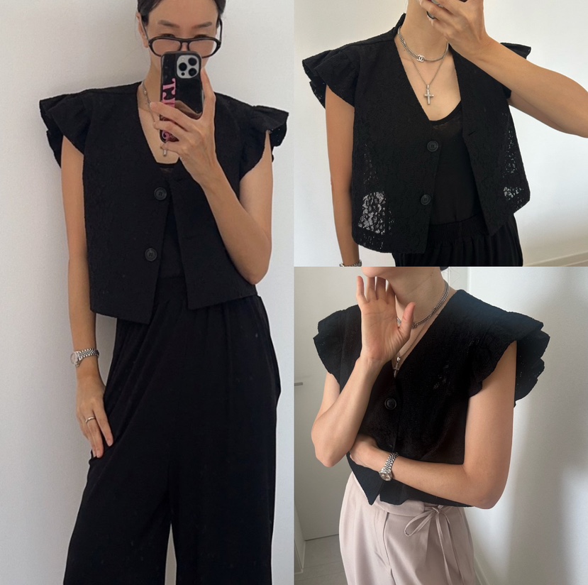 SOUIT東大門直郵女裝新款休閑時尚職業真品人氣熱賣推薦馬甲SOUIT by mabel-L馬甲