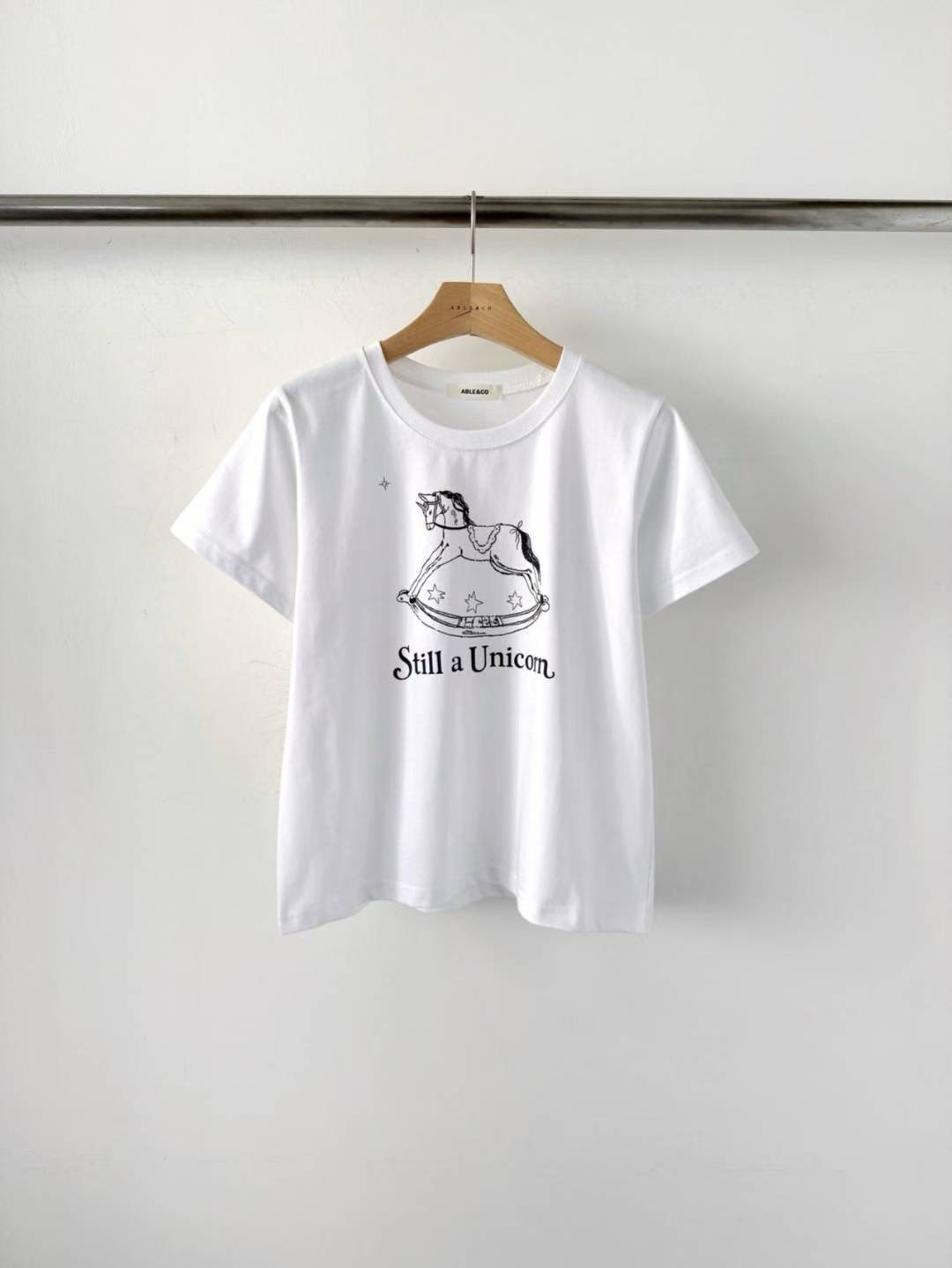 ABLE CO東大門代購女士新款真品休閑26春夏時尚推薦職業T恤ABLE COT恤圖色2