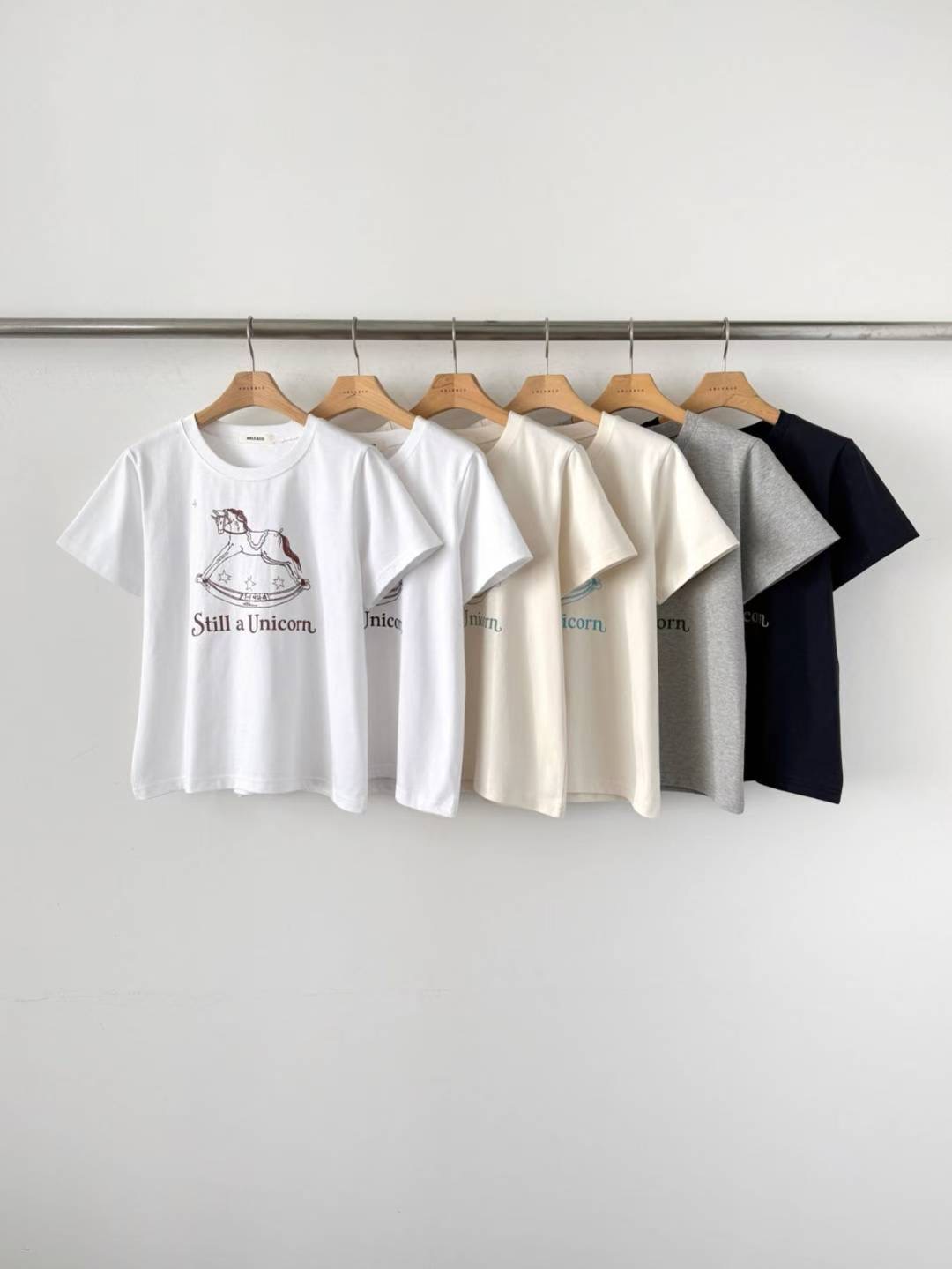 ABLE CO東大門代購女士新款真品休閑26春夏時尚推薦職業T恤ABLE COT恤圖色6左六色