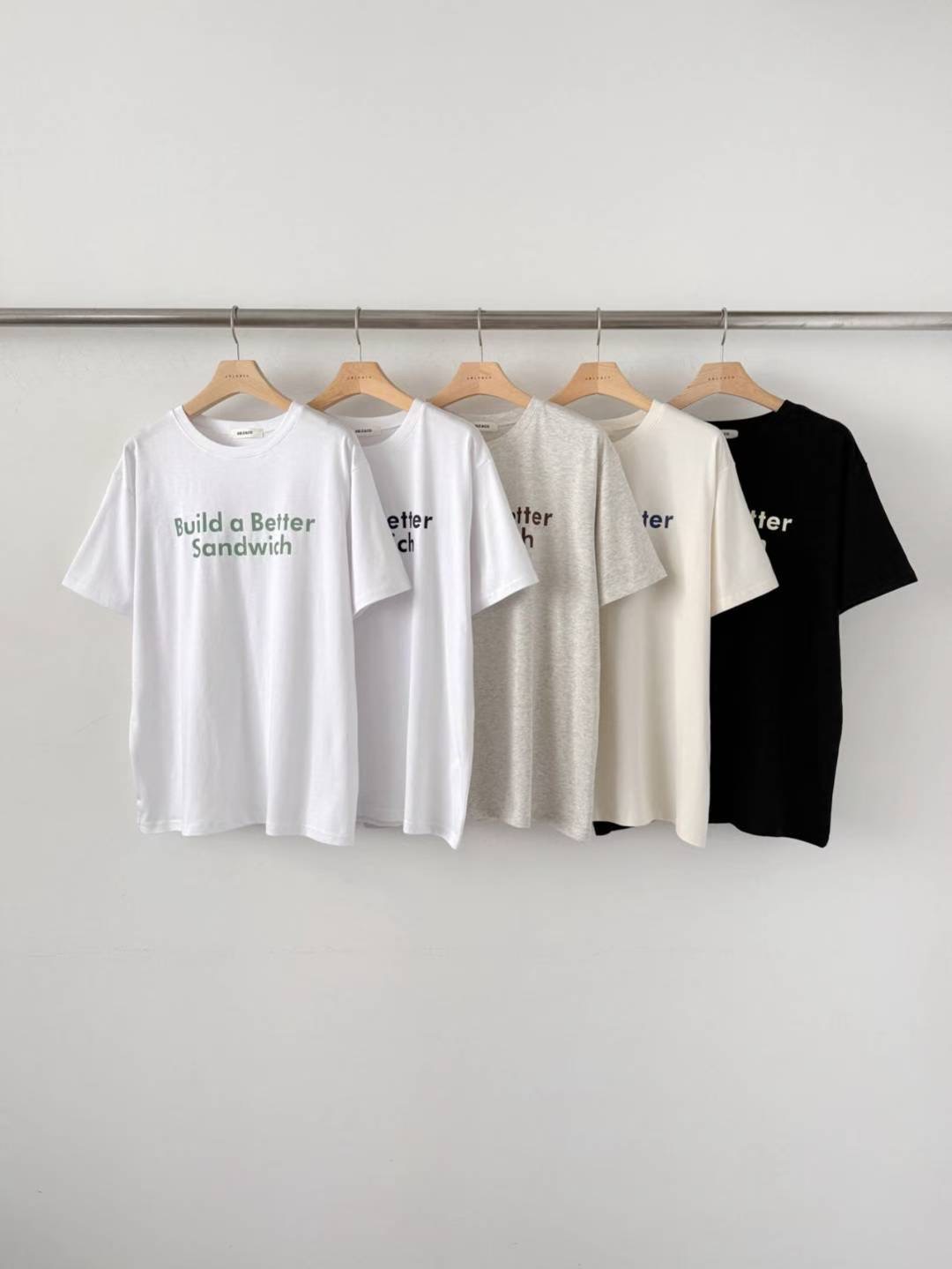 ABLE CO東大門實拍女士新品人氣休閑推薦熱賣職業26春夏T恤ABLE COT恤圖色4左四色