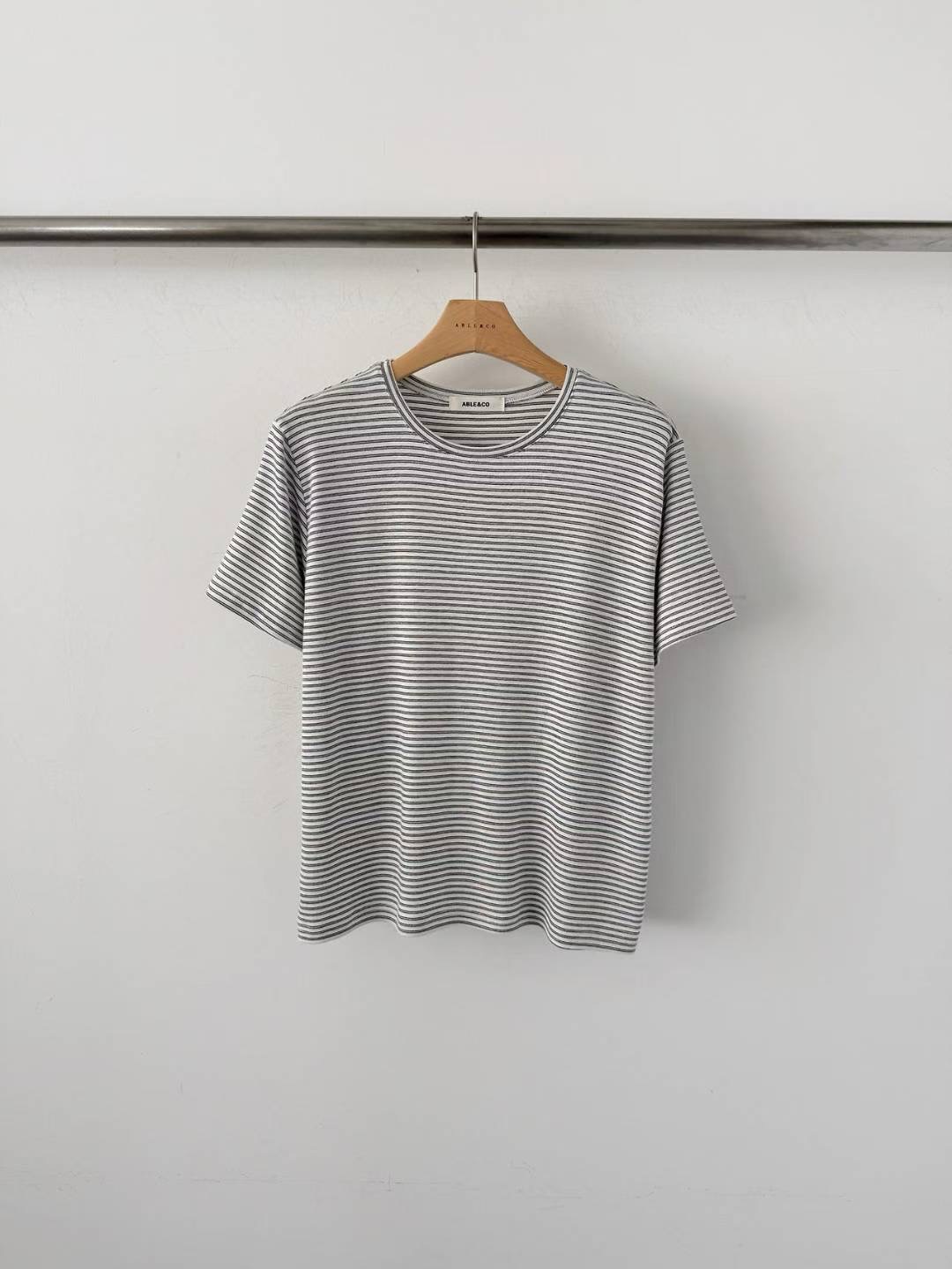 ABLE CO韓國直郵女士新款真品26春夏熱賣人氣休閑時尚T恤ABLE COT恤