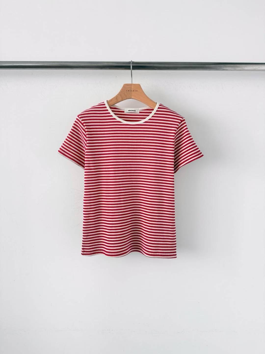 ABLE CO東大門實拍女裝新款休閑時尚26春夏真品人氣熱賣T恤ABLE COT恤圖色2