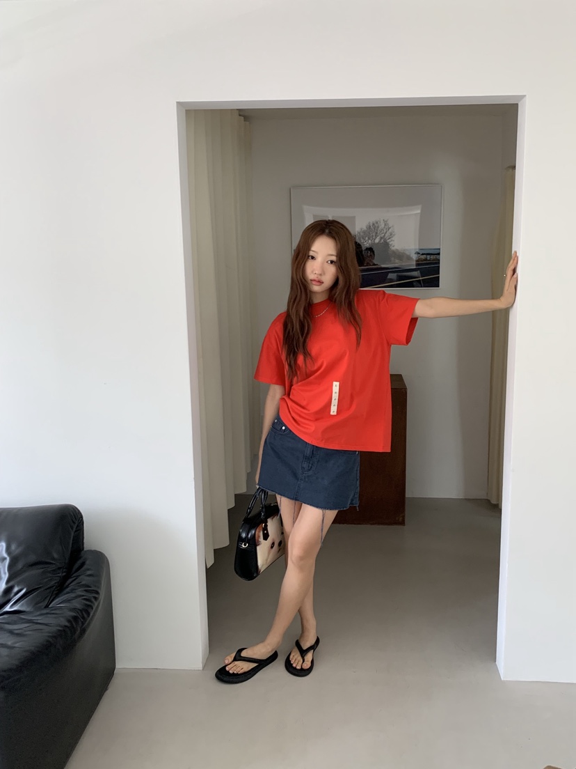 SUNDER MARKET韓國直郵女士新品推薦人氣熱賣T恤不含內搭SUNDER MARKETT恤