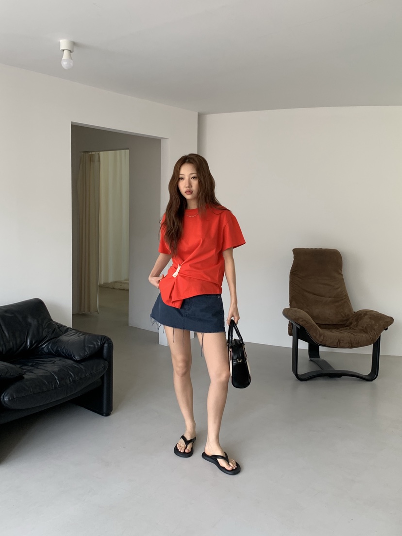 SUNDER MARKET韓國直郵女士新品推薦人氣熱賣T恤不含內搭SUNDER MARKETT恤