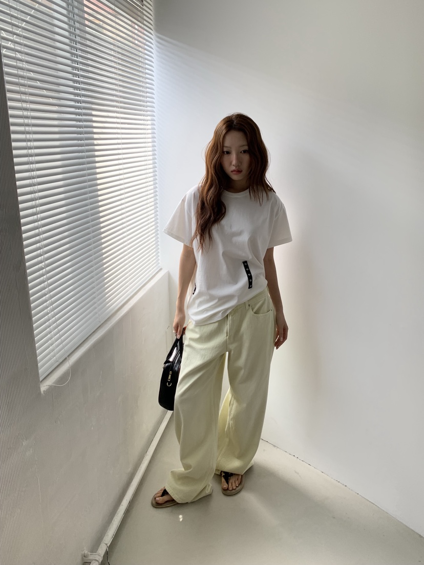 SUNDER MARKET韓國直郵女士新品推薦人氣熱賣T恤不含內搭SUNDER MARKETT恤圖色3