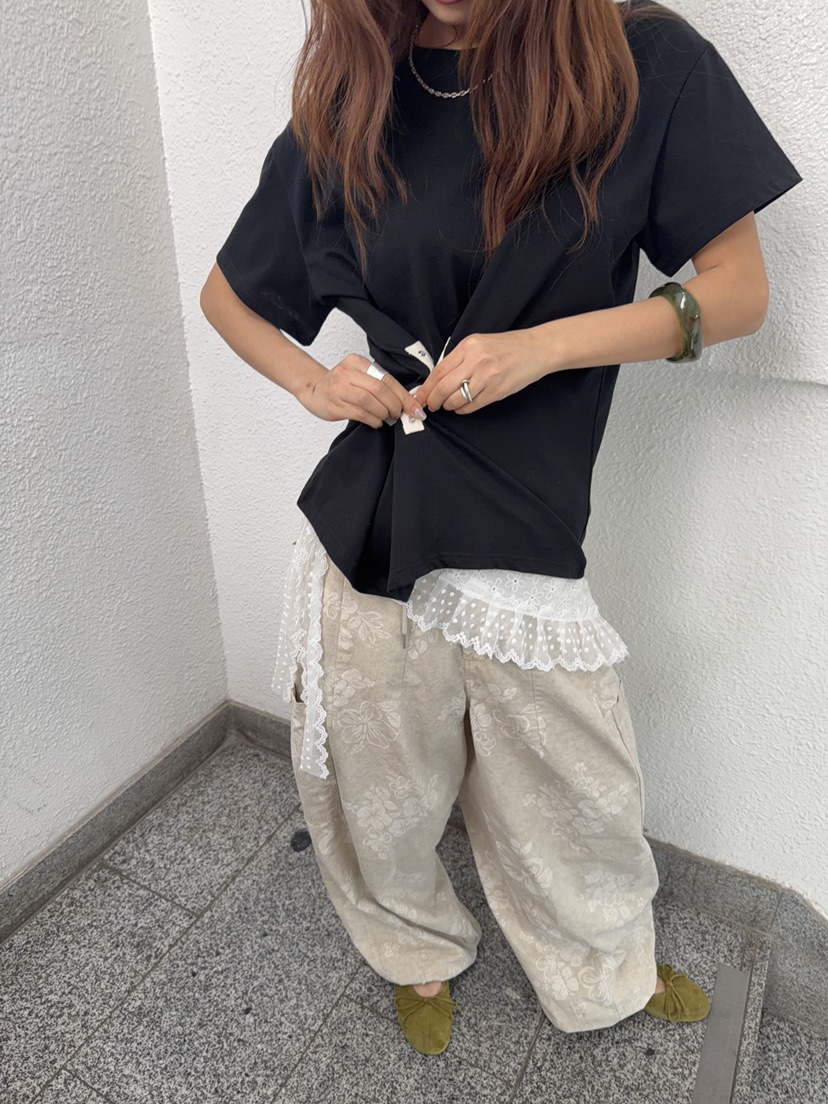 SUNDER MARKET韓國直郵女士新品推薦人氣熱賣T恤不含內搭SUNDER MARKETT恤圖色4