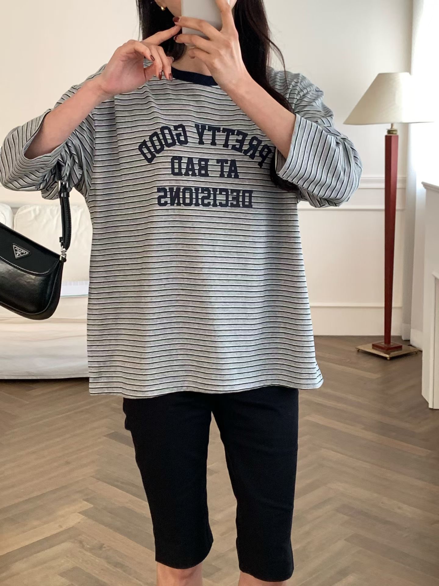 SWEETEE-스위티-T東大門實拍女裝新品熱賣時尚人氣長袖T恤SWEETEE長袖T恤