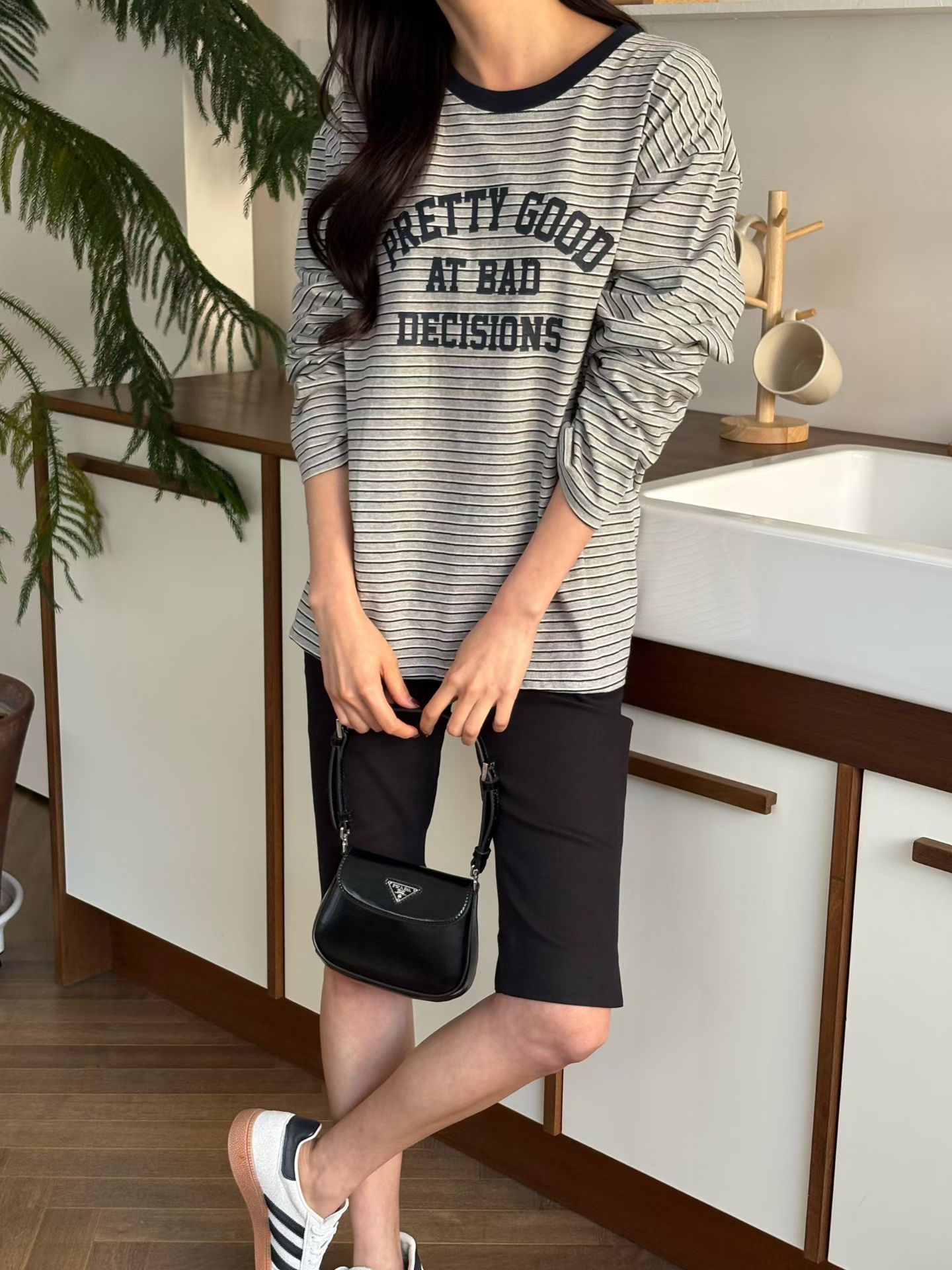 SWEETEE-스위티-T東大門實拍女裝新品熱賣時尚人氣長袖T恤SWEETEE長袖T恤