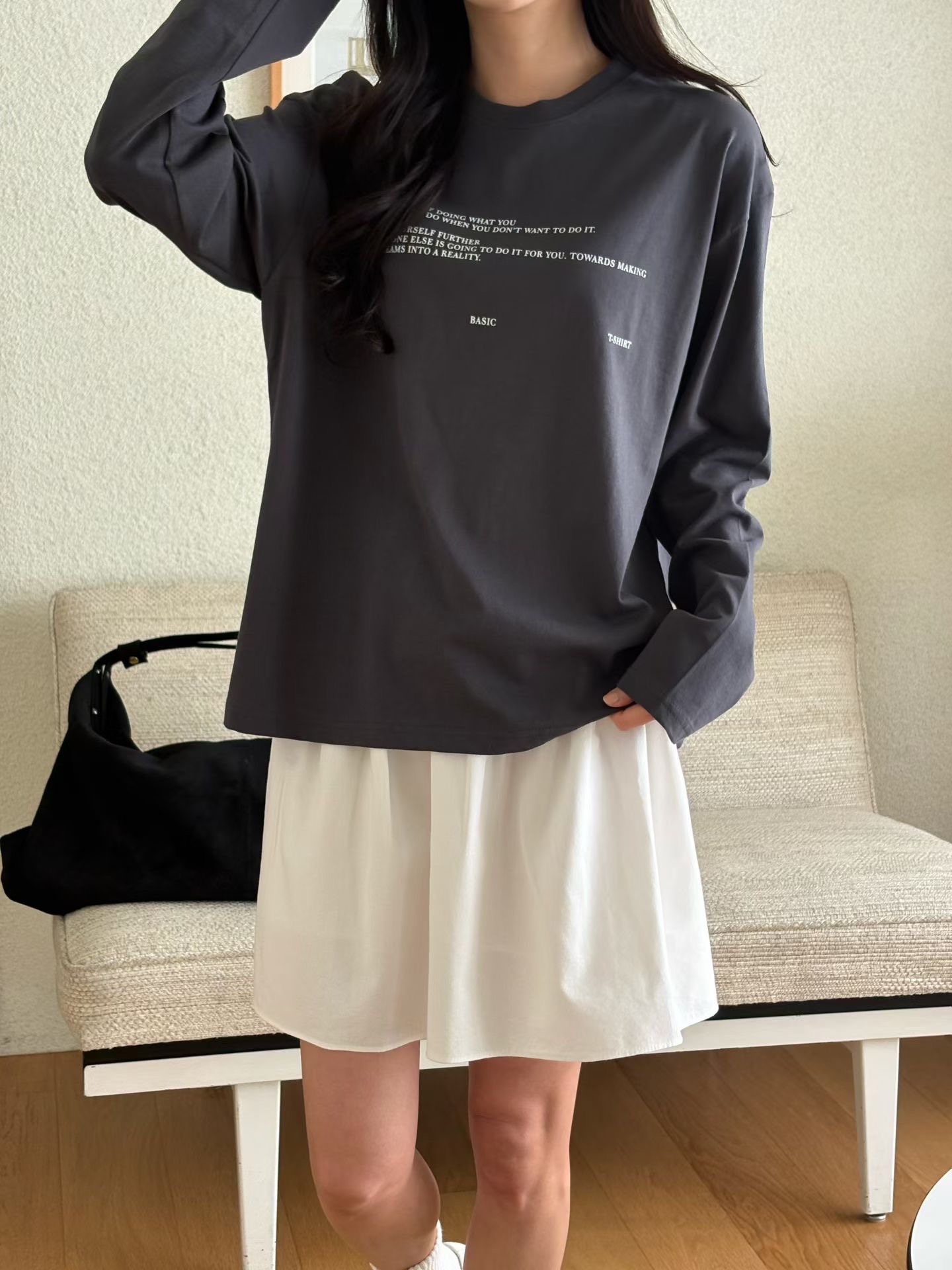 SWEETEE-스위티-T韓國代購女裝新款熱賣推薦時尚長袖T恤SWEETEE長袖T恤