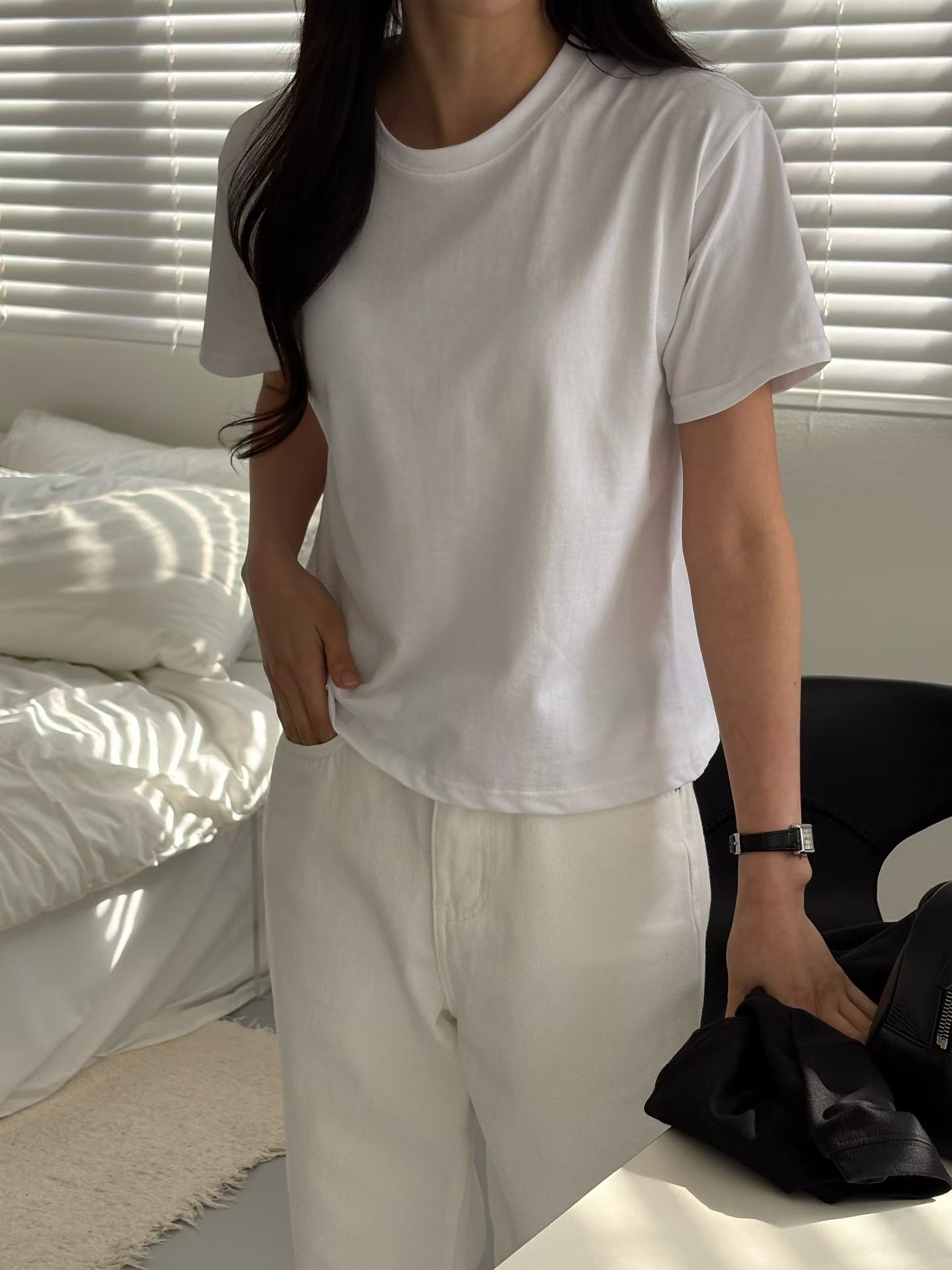 SWEETEE-스위티-T韓國直郵女士新品推薦職業休閑26春夏T恤SWEETEET恤