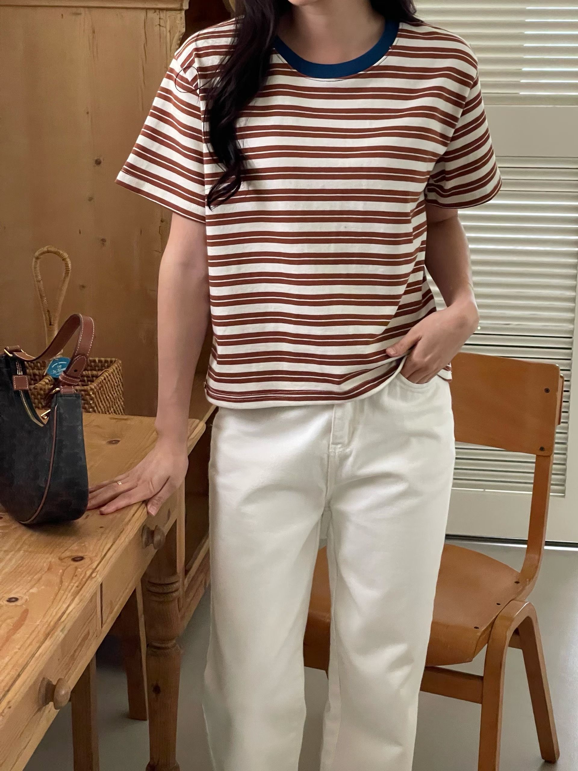 SWEETEE-스위티-T韓國直郵女裝新品休閑熱賣推薦真品T恤SWEETEET恤圖色2