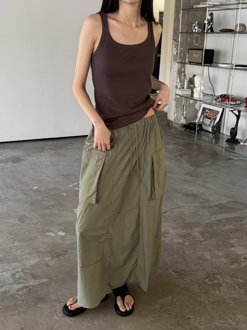 FOSET韓國東大門直郵女裝新款時尚26春夏推薦職業休閑長裙FOSET長裙