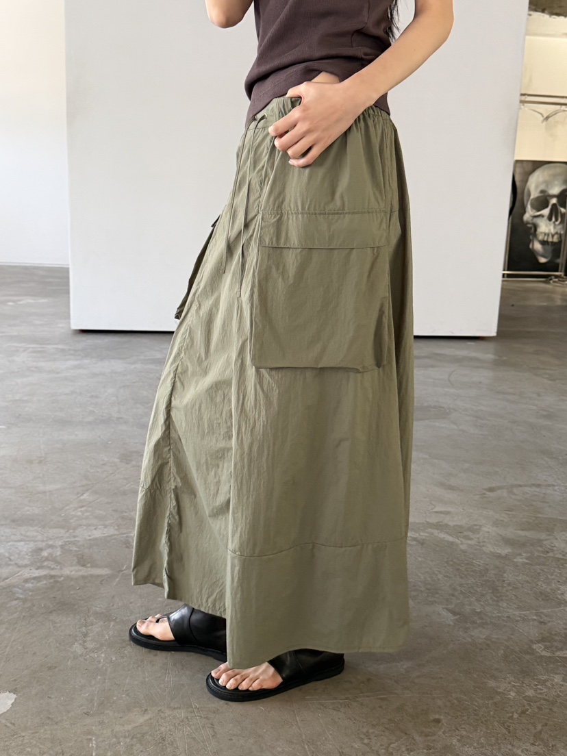 FOSET韓國東大門直郵女裝新款時尚26春夏推薦職業休閑長裙FOSET長裙