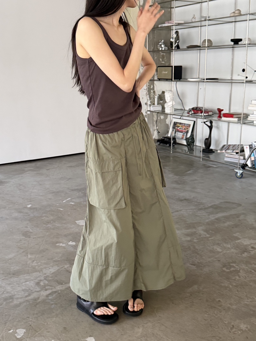 FOSET韓國東大門直郵女裝新款時尚26春夏推薦職業休閑長裙FOSET長裙