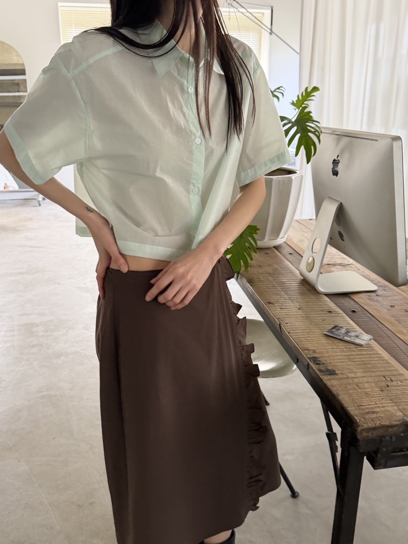 FOSET韓國東大門代購女裝新品人氣休閑26春夏推薦襯衫蕾絲衫FOSET襯衫/蕾絲衫