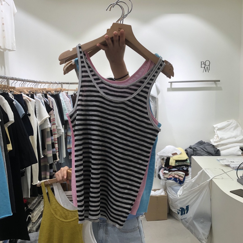 BY BOMI韓國直郵女裝新款時尚熱賣休閑26春夏人氣吊帶背心BY BOMI吊帶/背心圖色3