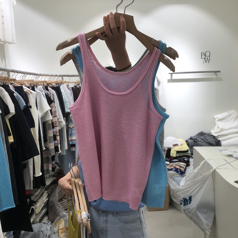 BY BOMI韓國直郵女裝新款時尚熱賣休閑26春夏人氣吊帶背心BY BOMI吊帶/背心圖色4