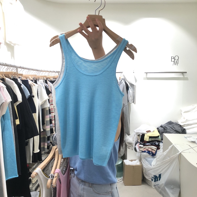 BY BOMI韓國直郵女裝新款時尚熱賣休閑26春夏人氣吊帶背心BY BOMI吊帶/背心圖色5