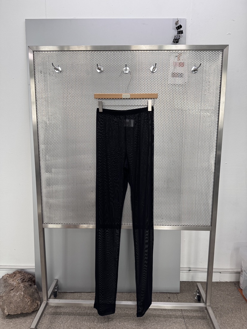 HUE/ERIA韓國直郵實拍女士新款休閑打底褲鯊魚褲緊身褲網眼HUE/ERIA打底褲/鯊魚褲圖色3