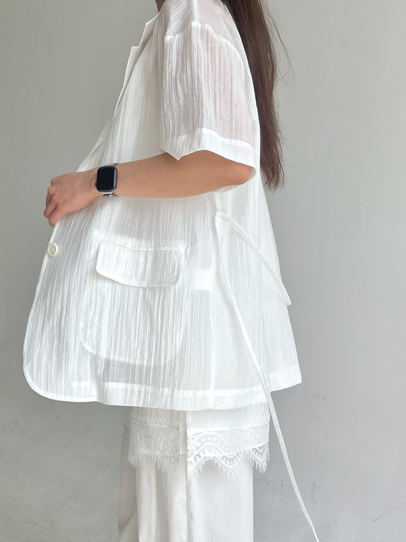 URBANE cloth韓國直郵實拍女裝新款熱賣人氣時尚夾克含腰繩URBANE cloth夾克