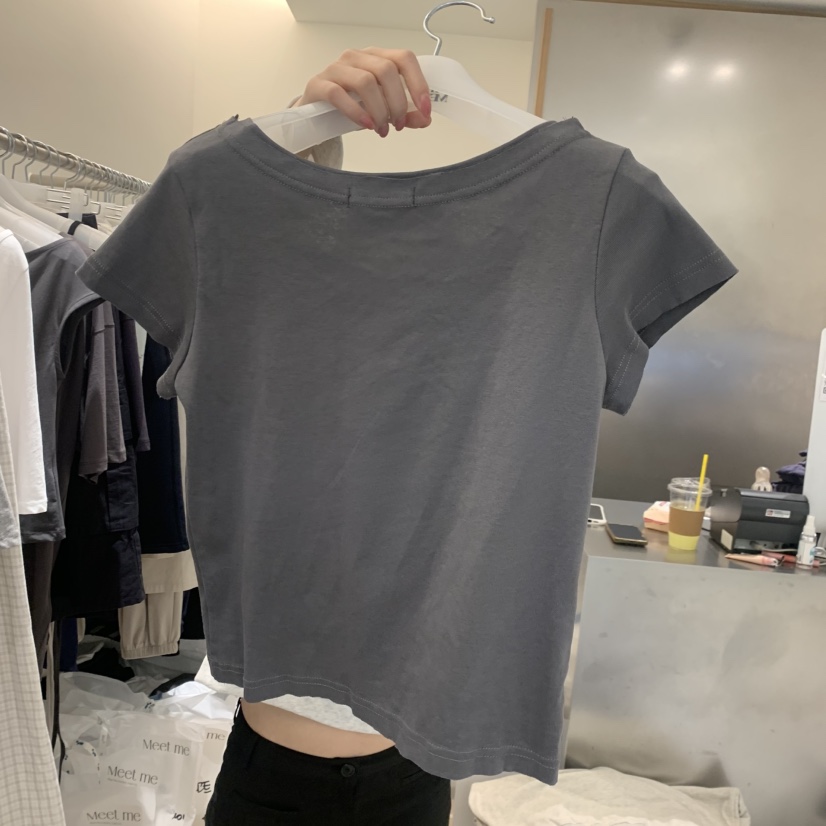 MEET ME韓國東大門代購女士新品26春夏人氣熱賣推薦時尚T恤MEET MET恤