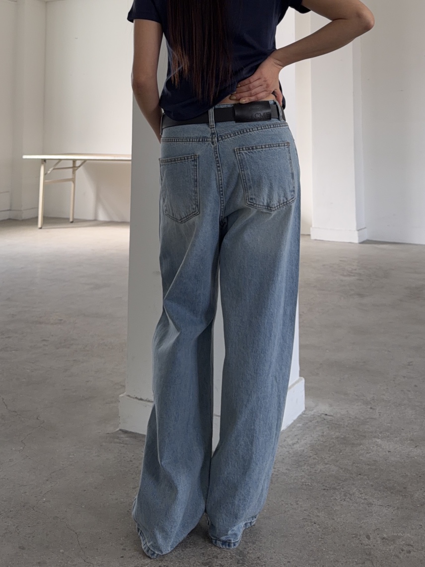 ACME韓國直郵實拍女士新品26春夏人氣職業休閑熱賣牛仔褲ACME牛仔褲