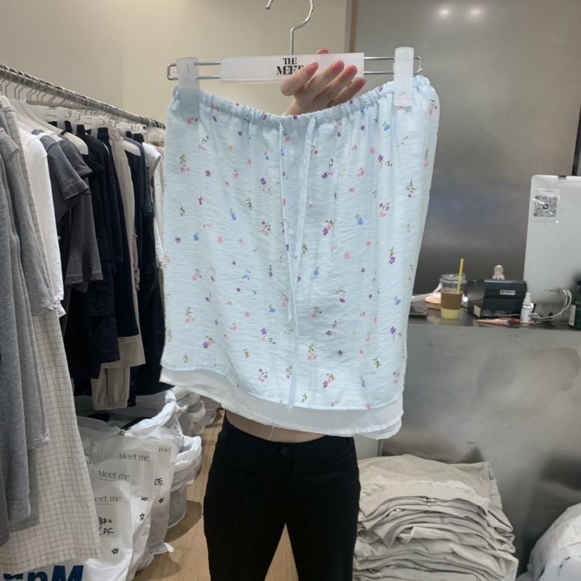 MEET ME韓國代購女士新品推薦人氣休閑時尚職業熱賣短裙MEET ME短裙圖色2