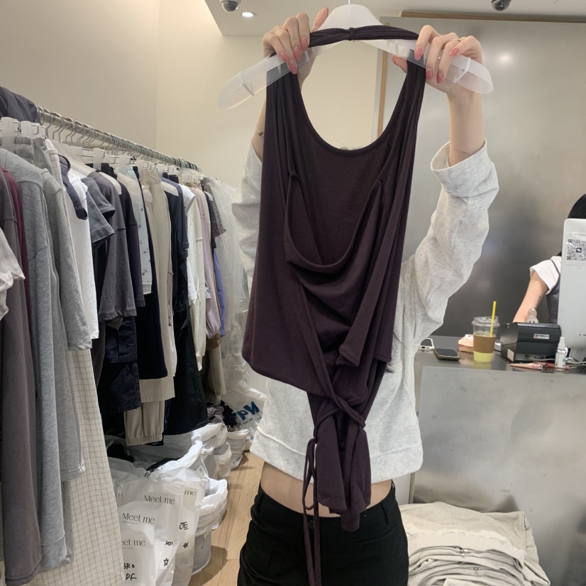 MEET ME韓國直郵女裝新品26春夏職業時尚推薦人氣吊帶背心MEET ME吊帶/背心