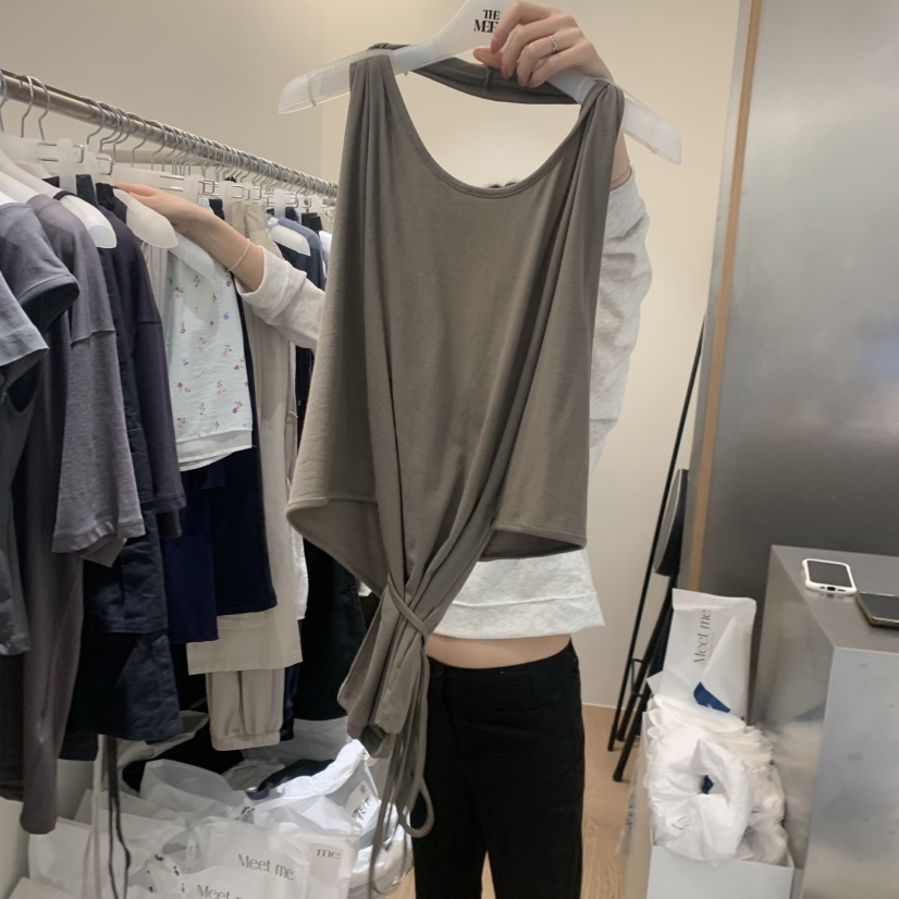 MEET ME韓國直郵女裝新品26春夏職業時尚推薦人氣吊帶背心MEET ME吊帶/背心圖色1