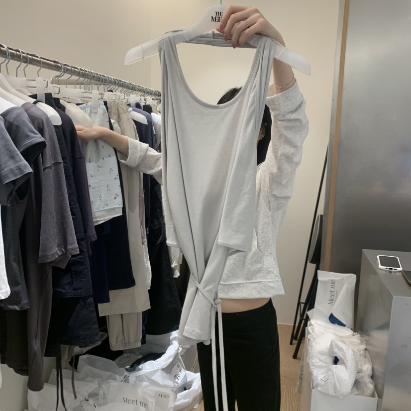 MEET ME韓國直郵女裝新品26春夏職業時尚推薦人氣吊帶背心MEET ME吊帶/背心圖色2
