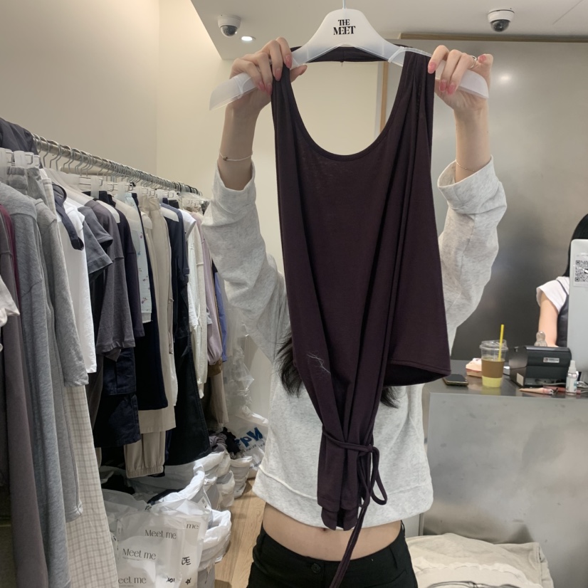 MEET ME韓國直郵女裝新品26春夏職業時尚推薦人氣吊帶背心MEET ME吊帶/背心圖色3