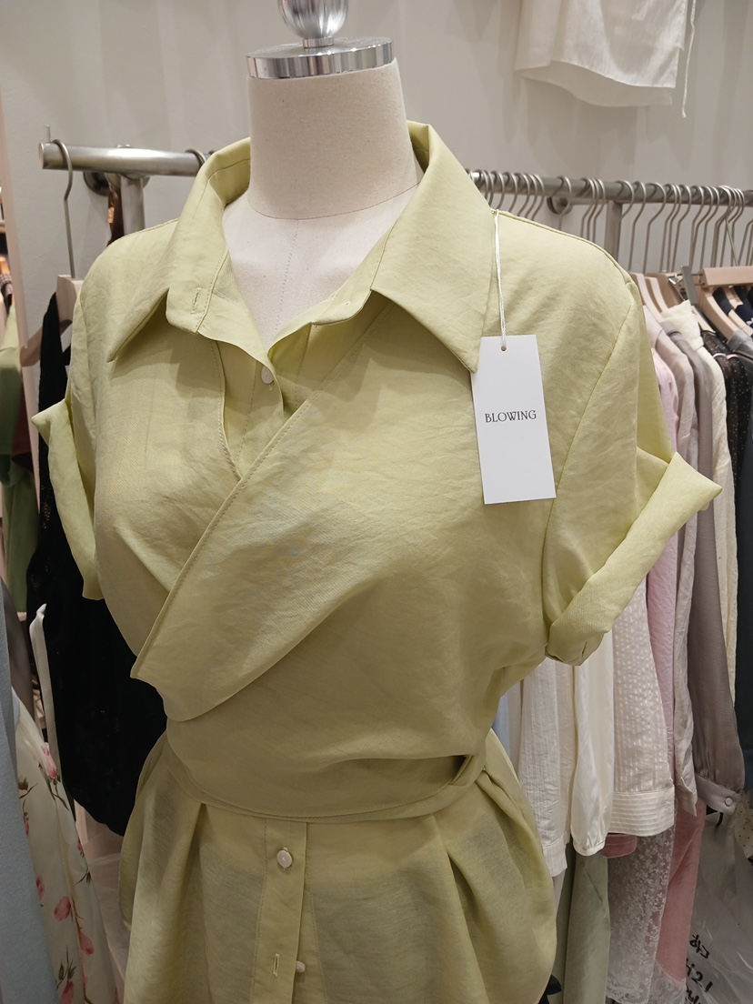 BLOWING韓國東大門代購女士新品推薦26春夏時尚襯衫蕾絲衫BLOWING襯衫/蕾絲衫