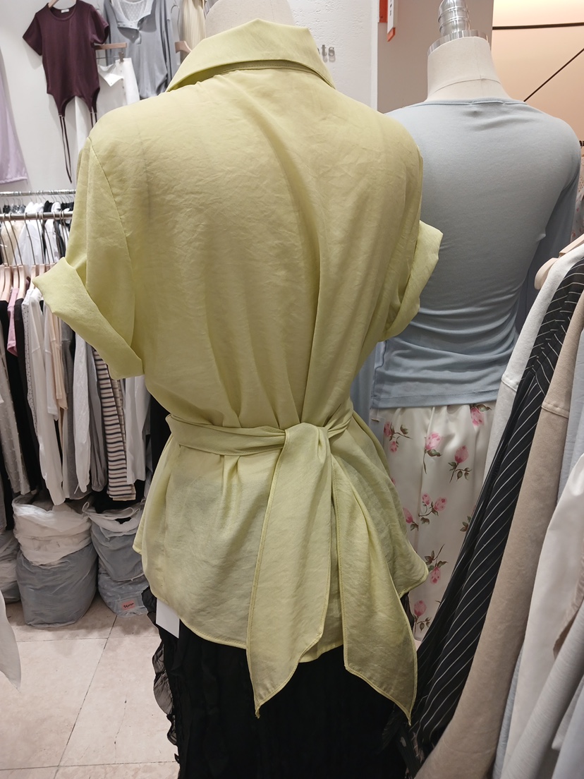 BLOWING韓國東大門代購女士新品推薦26春夏時尚襯衫蕾絲衫BLOWING襯衫/蕾絲衫