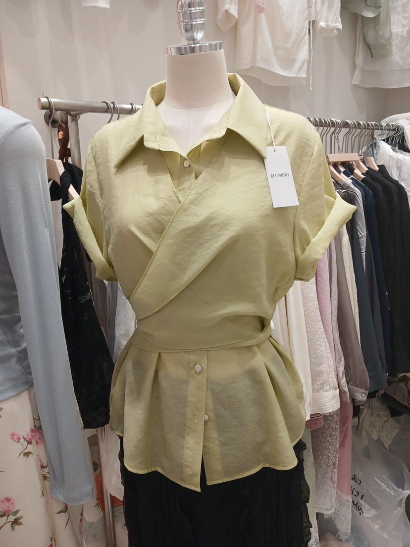 BLOWING韓國東大門代購女士新品推薦26春夏時尚襯衫蕾絲衫BLOWING襯衫/蕾絲衫圖色3