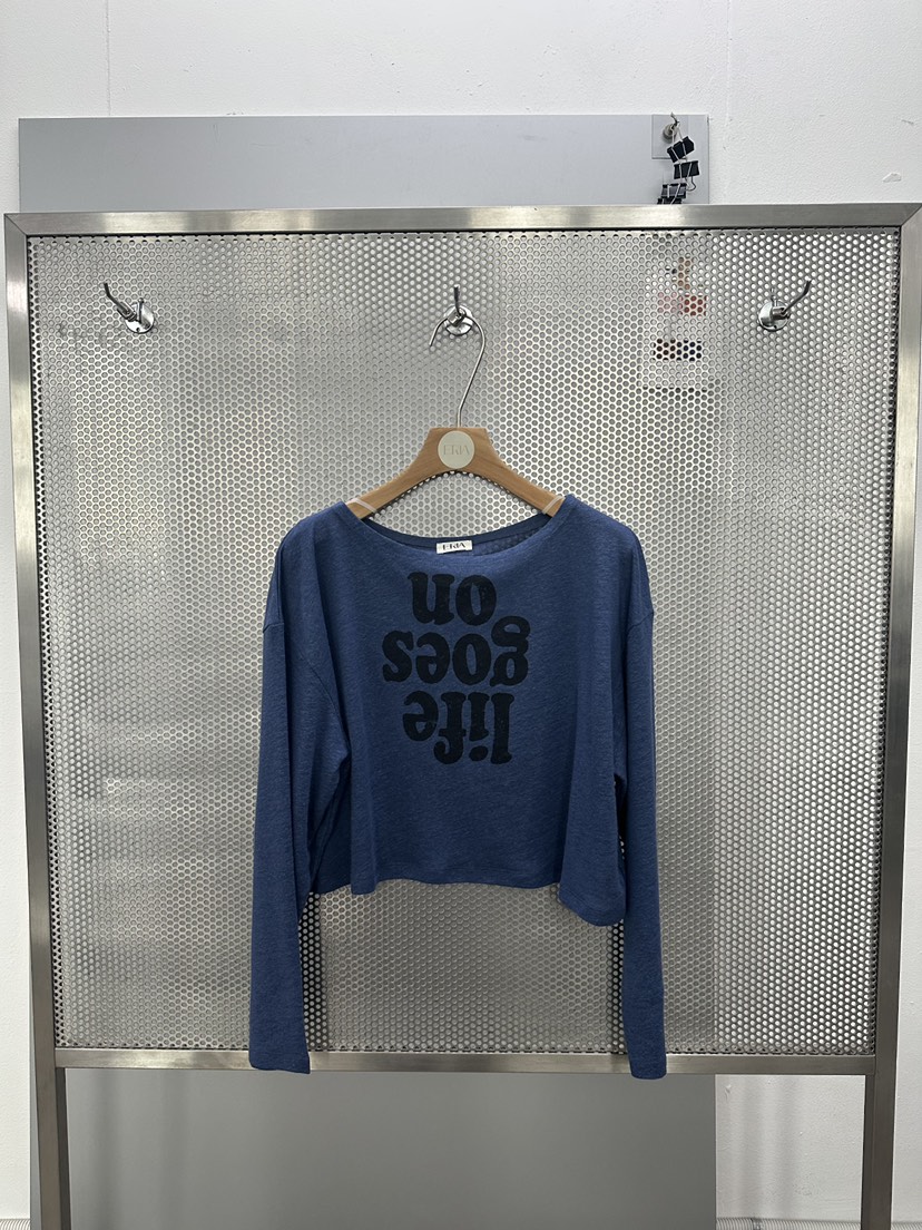 HUE/ERIA韓國直郵女士新款26春夏職業人氣熱賣時尚長袖T恤HUE/ERIA長袖T恤圖色3