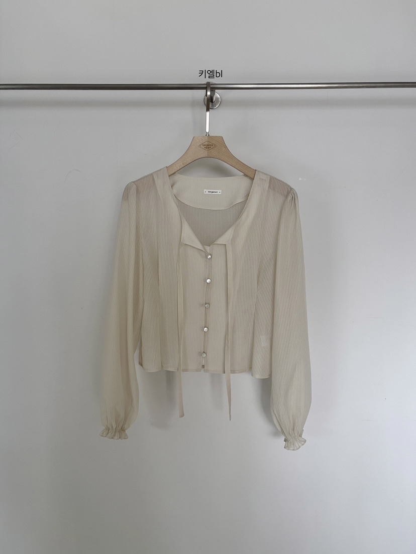 VERGAMOT韓國直郵女裝新品時尚26春夏人氣推薦襯衫蕾絲衫VERGAMOT襯衫/蕾絲衫圖色2