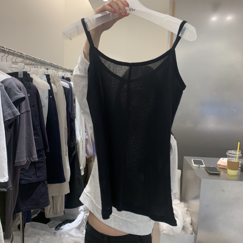 MEET ME韓國東大門直郵女士新款26春夏吊帶背心不含內搭MEET ME吊帶/背心