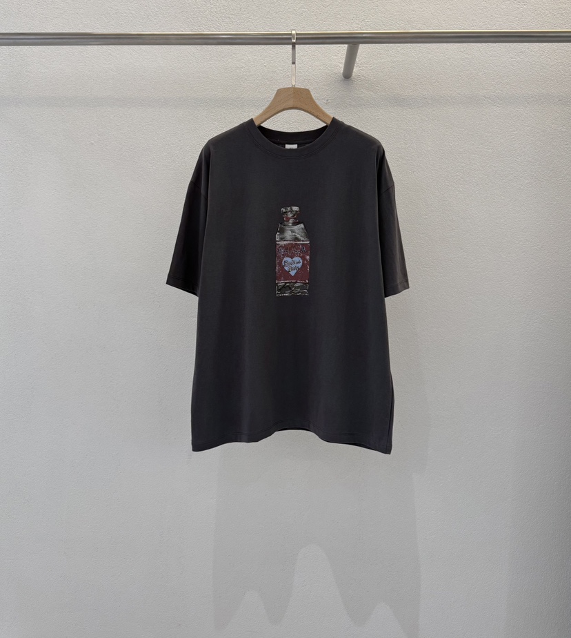 ABLERING韓國直郵實拍女士新品人氣休閑26春夏職業推薦T恤ABLE STANDARD/ABLERINGT恤圖色3墨色