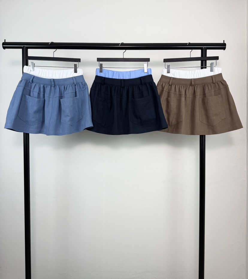 FEFFER韓國東大門直郵女士新品職業人氣時尚休閑短褲亞麻FEFFER短褲