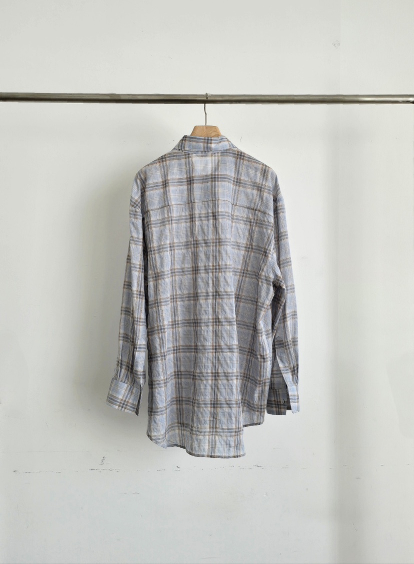 J SHOP韓國代購女士新品休閑26春夏時尚熱賣襯衫蕾絲衫格紋J_SHOP襯衫/蕾絲衫