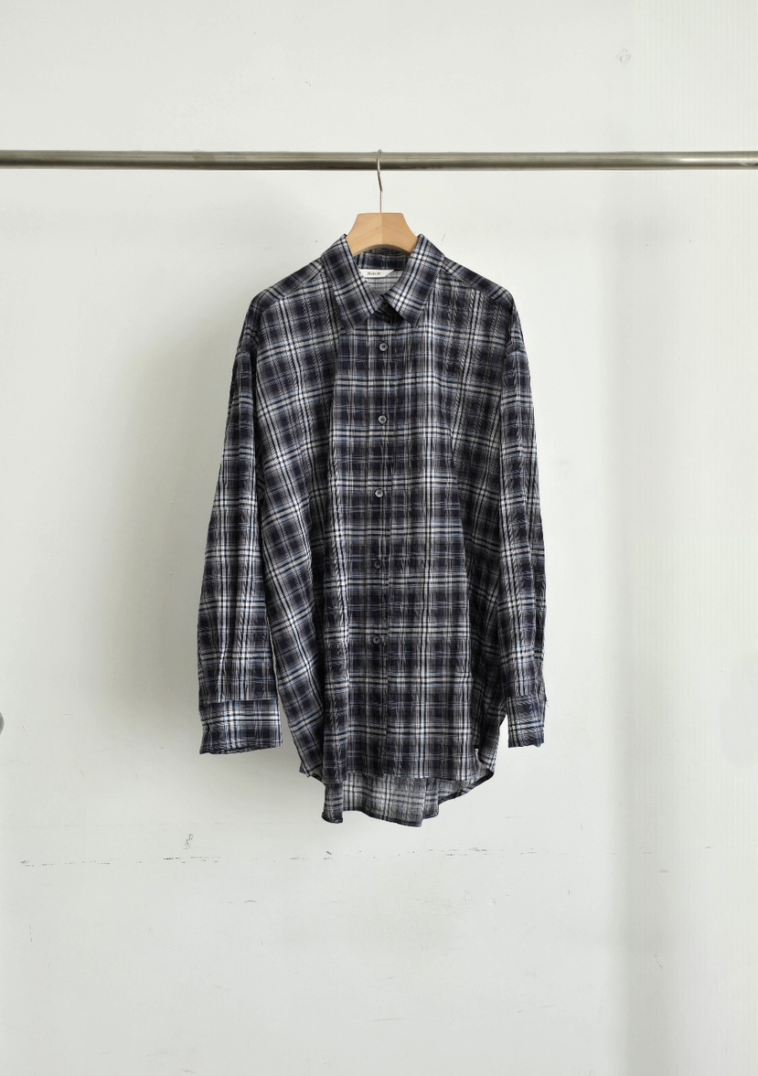 J SHOP韓國代購女士新品休閑26春夏時尚熱賣襯衫蕾絲衫格紋J_SHOP襯衫/蕾絲衫圖色3