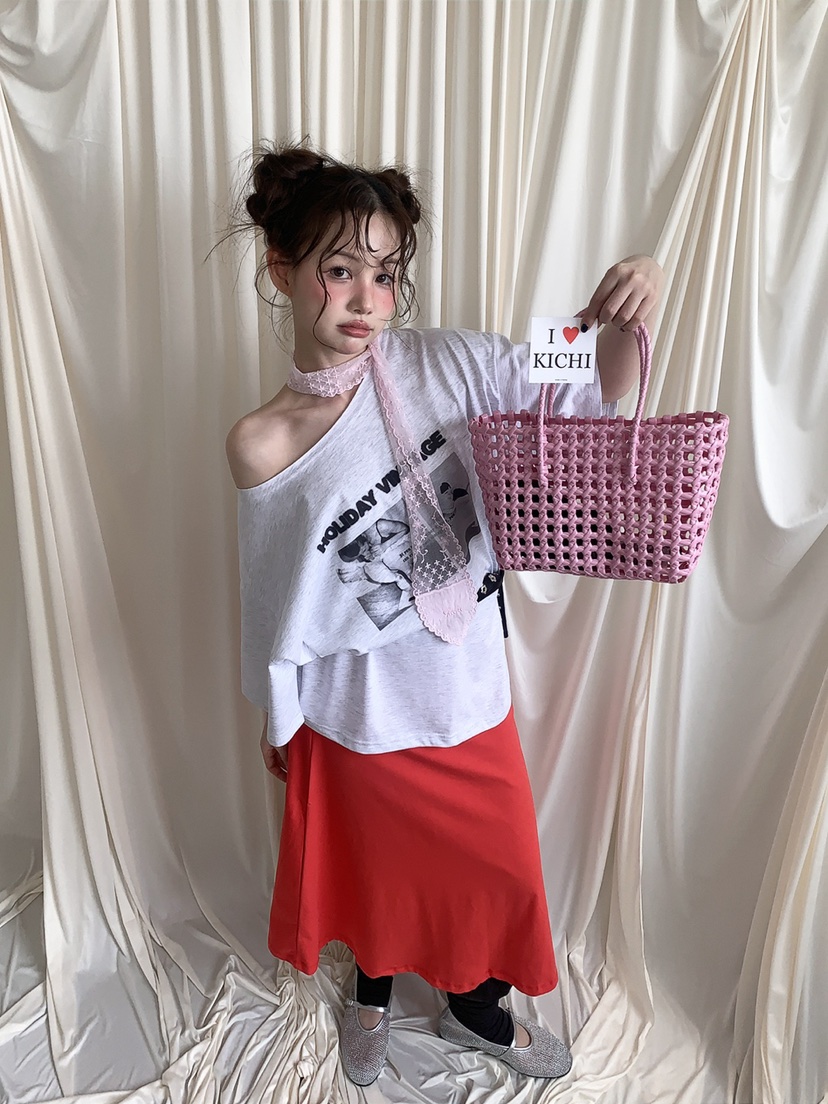 JKICHI韓國東大門直郵女裝新款時尚職業人氣休閑T恤含腰帶JKICHIT恤