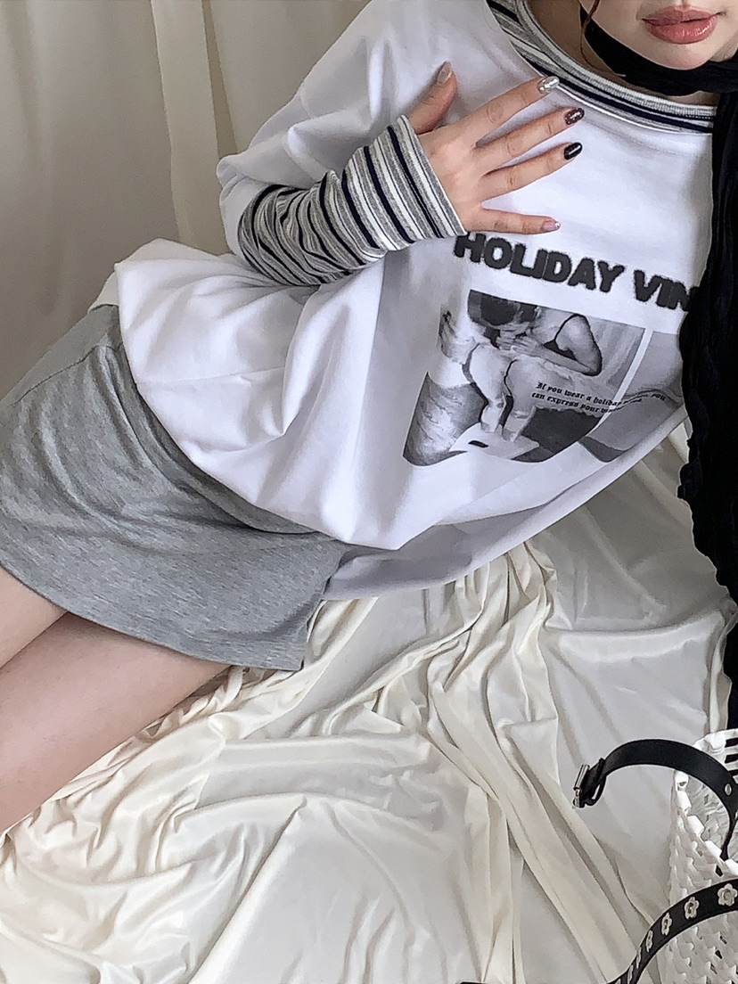 JKICHI韓國東大門直郵女裝新款時尚職業人氣休閑T恤含腰帶JKICHIT恤